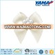 High grade soft touch pure white taffeta ribbon bowknot hair band