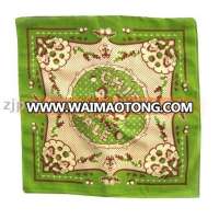 Green cartoon pocket square kerchief