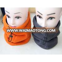 promotional outdoor wind resistant elastic rope neck warmer scarf polar fleece scarf