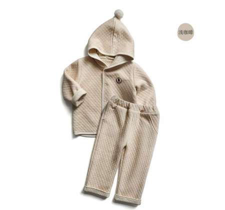 Hooded Organic Cotton Baby Clothing Set Newborn Baby Clothes Set with Okeo Cetificate