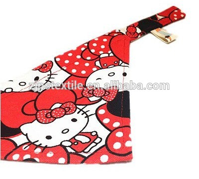 Bestselling 100% Polyester Sublimation Print Dog Pet Bandana Custom Hello Kitty Bandana